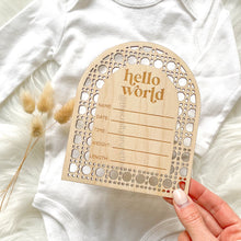 Load image into Gallery viewer, Rattan Birth Stat