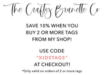 Load image into Gallery viewer, Valentine's Basket Tag