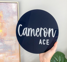 Load image into Gallery viewer, 3D Acrylic Name Plaque