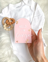 Load image into Gallery viewer, Arch Acrylic Name Plaque