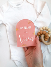 Load image into Gallery viewer, Arch Acrylic Name Plaque