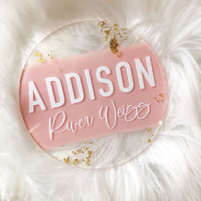 Load image into Gallery viewer, Acrylic Name Plaque