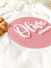 Load image into Gallery viewer, 3D Acrylic Name Plaque