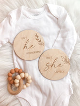 Load image into Gallery viewer, Isn't She Lovely, Isn't He Wonderful Gender Reveal