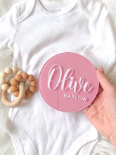 Load image into Gallery viewer, 3D Acrylic Name Plaque