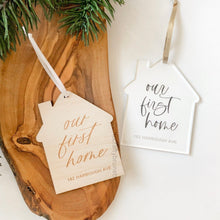 Load image into Gallery viewer, Our First Home Christmas Ornament