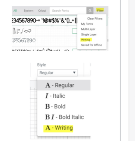 How to Write with your Cricut + Cricut Writing Fonts!