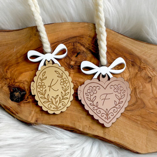 Locket Valentine's Name Tag