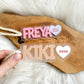 Candy Heart Valentine's Name Tag