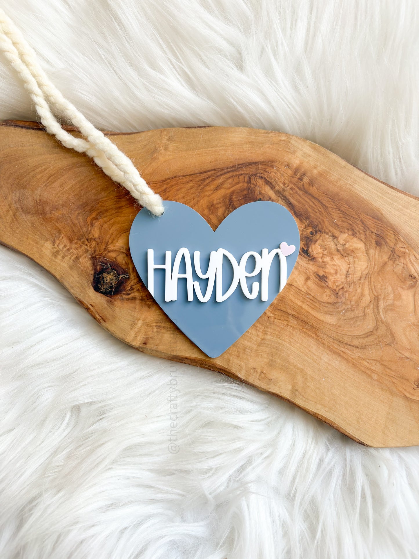 Heart Valentine's Name Tag