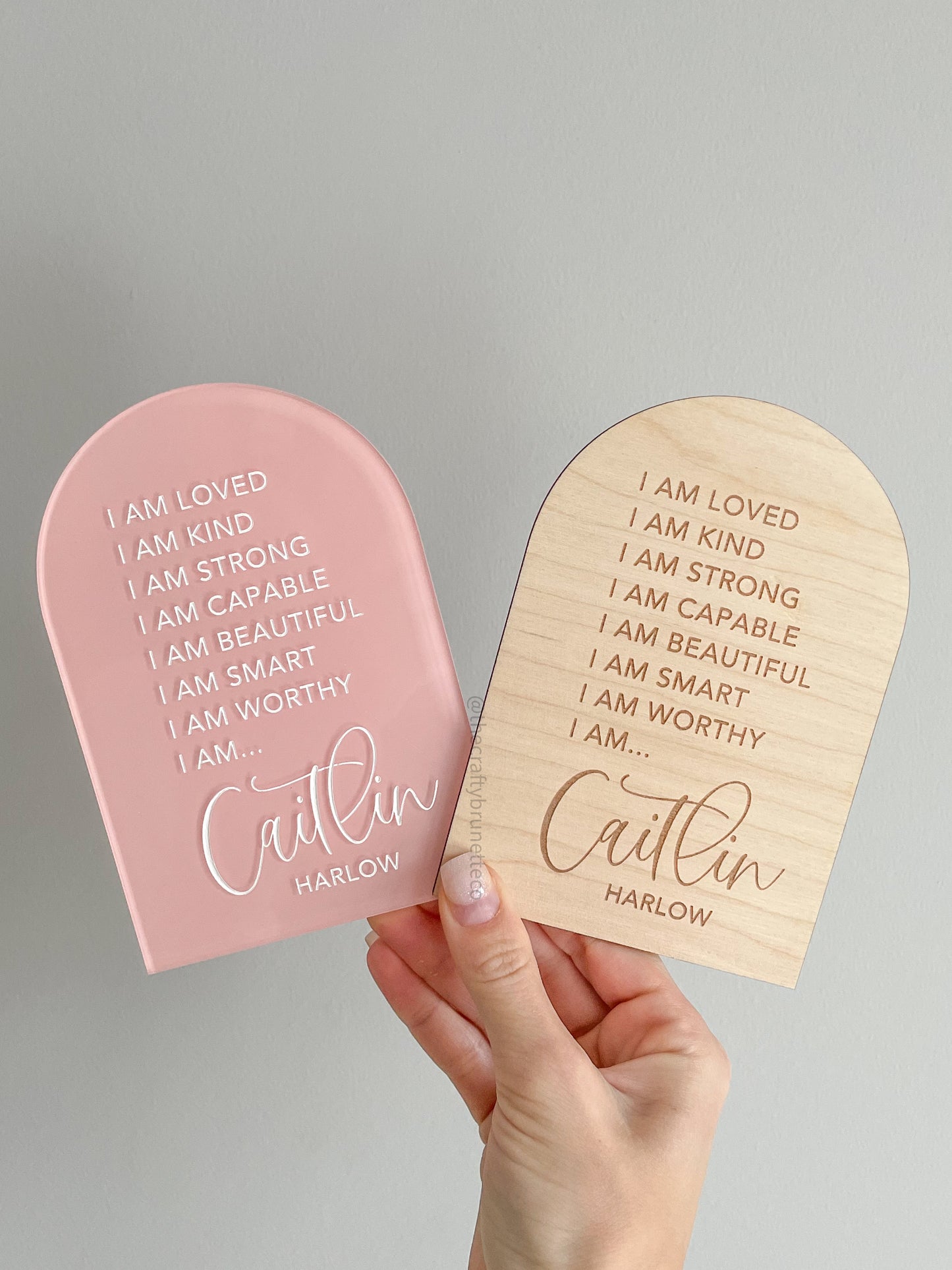 Acrylic Affirmation Sign