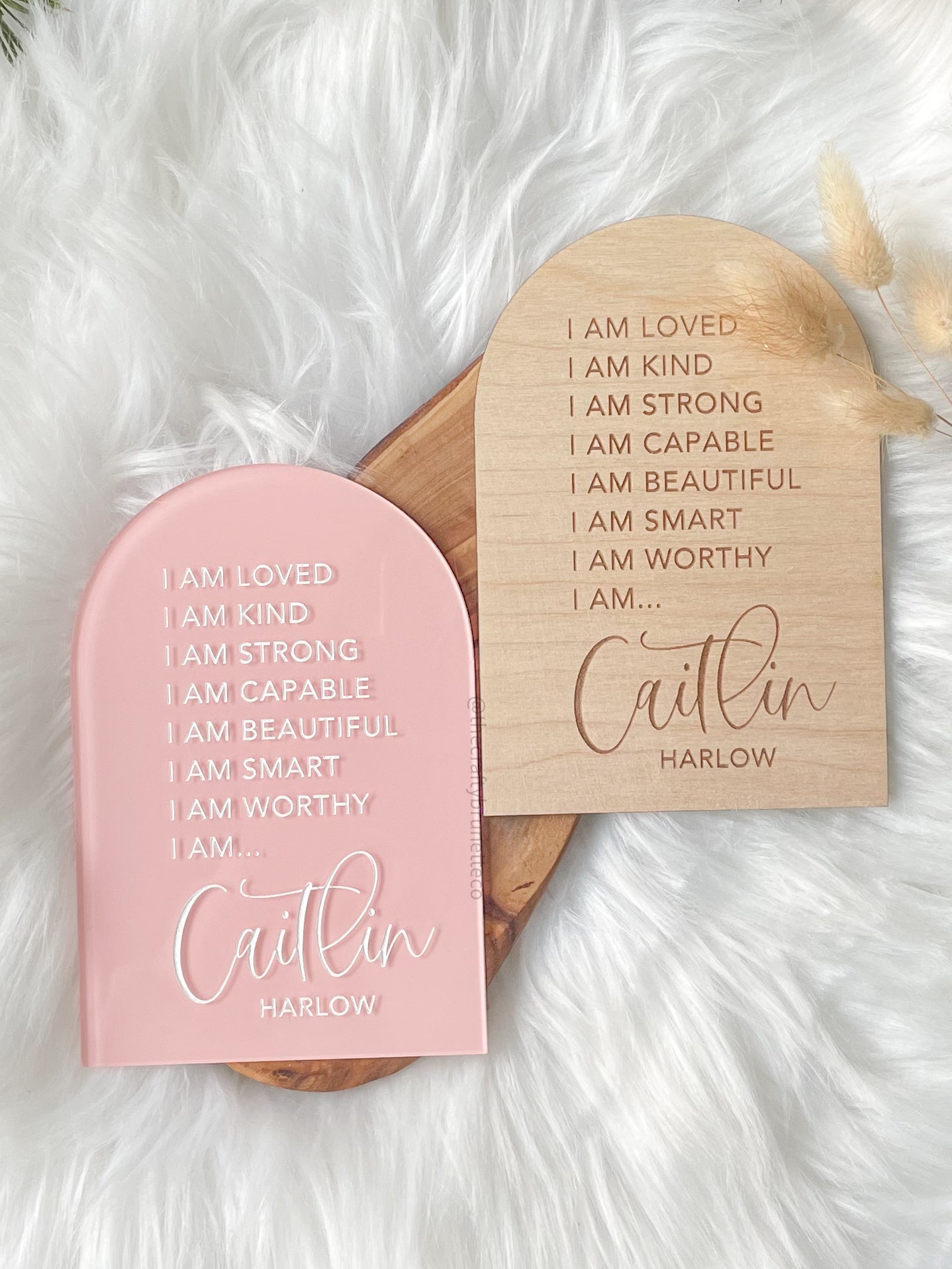 Acrylic Affirmation Sign