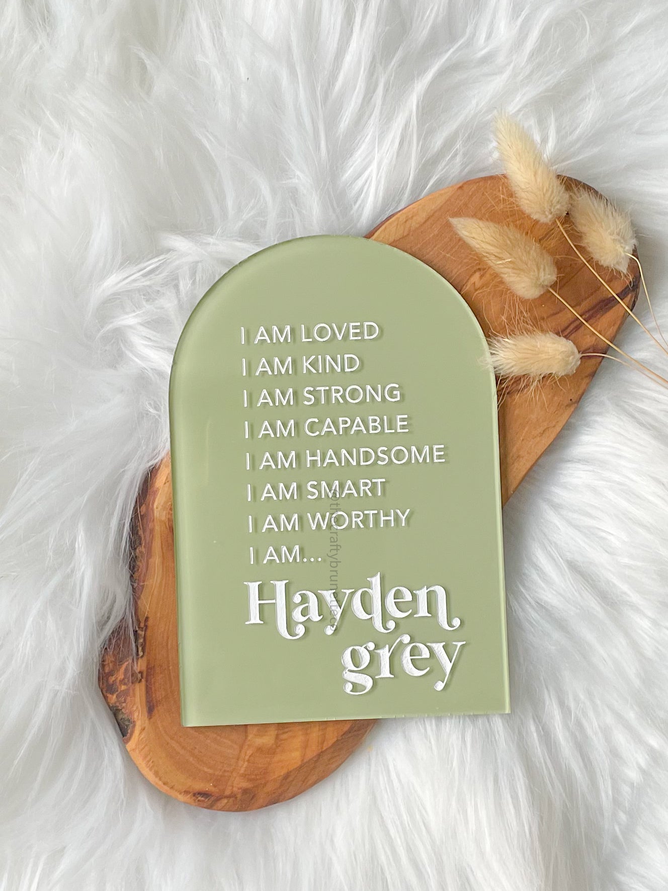 Acrylic Affirmation Sign