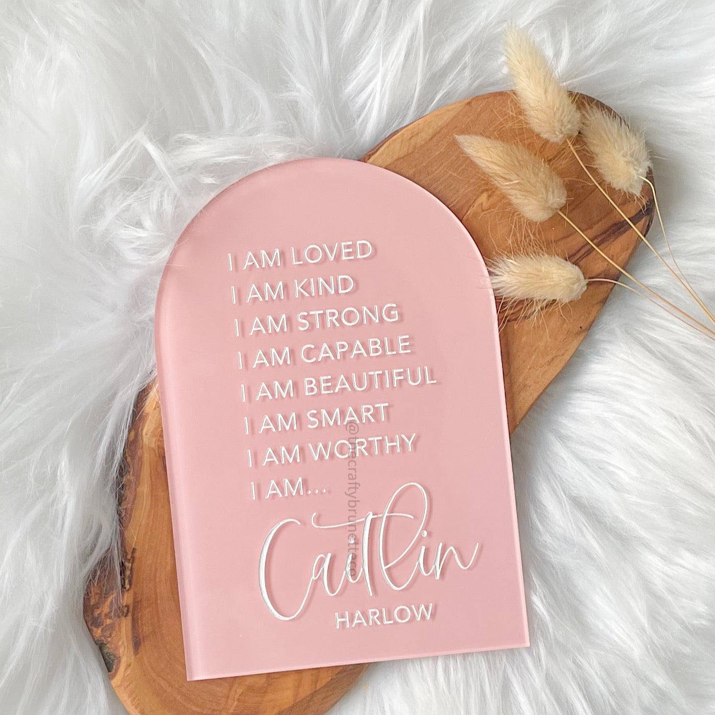 Acrylic Affirmation Sign